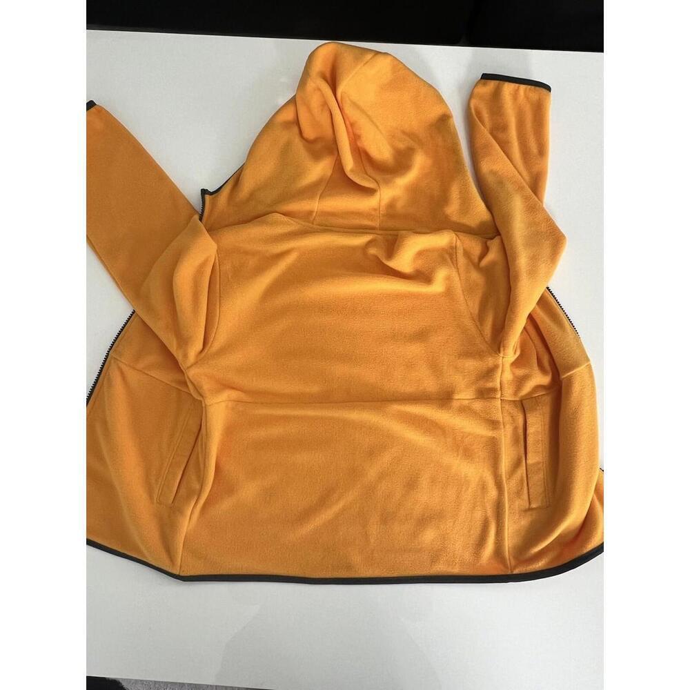 North Face $60 Teen Glacier Full Zip Hoodie Summit Gold Size M(10) - Picture 4 of 5